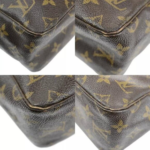 LOUIS VUITTON Trousse Toilette 28 Clutch Hand Bag Monogram Brown - Picture 11 of 16